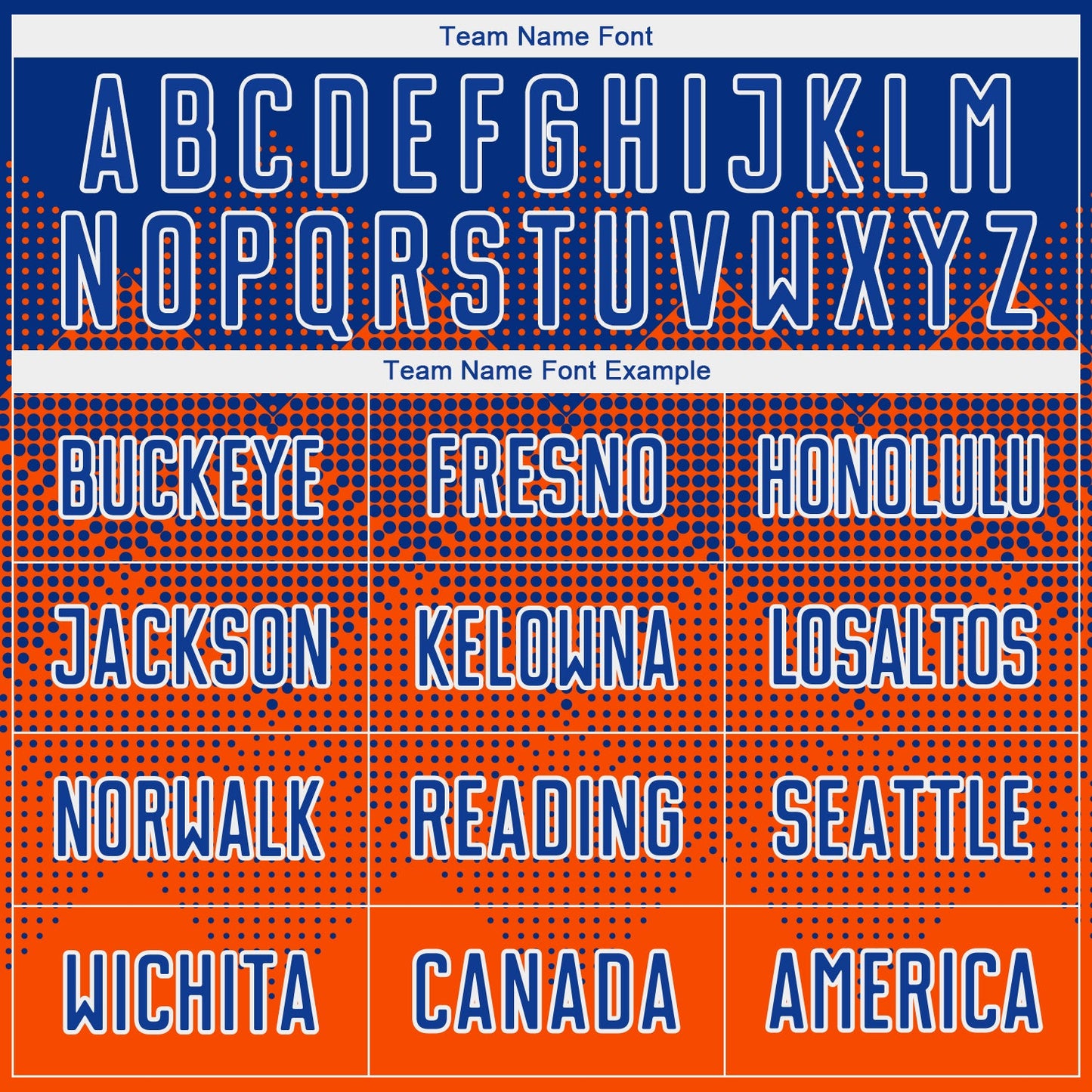 Custom Orange Royal-White Round Neck Sublimation Basketball Uniform Jersey