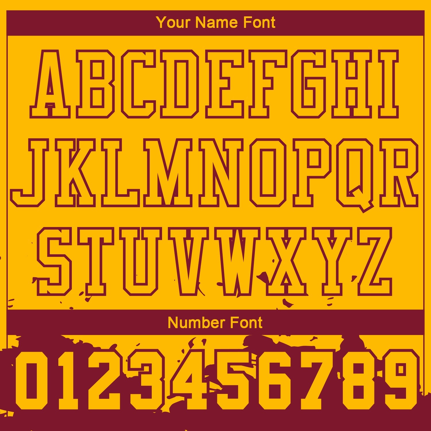 Custom Yellow Maroon Color Splash Round Neck Sublimation Basketball Uniform Jersey