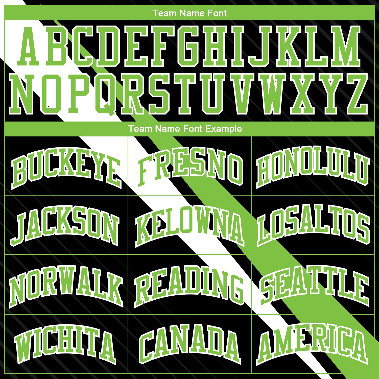 Custom Black Neon Green-White Diagonal Lines Round Neck Sublimation Basketball Uniform Jersey