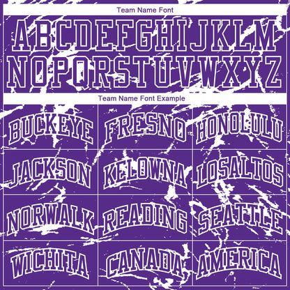 Custom Purple White Abstract Grunge Art Round Neck Sublimation Basketball Uniform Jersey