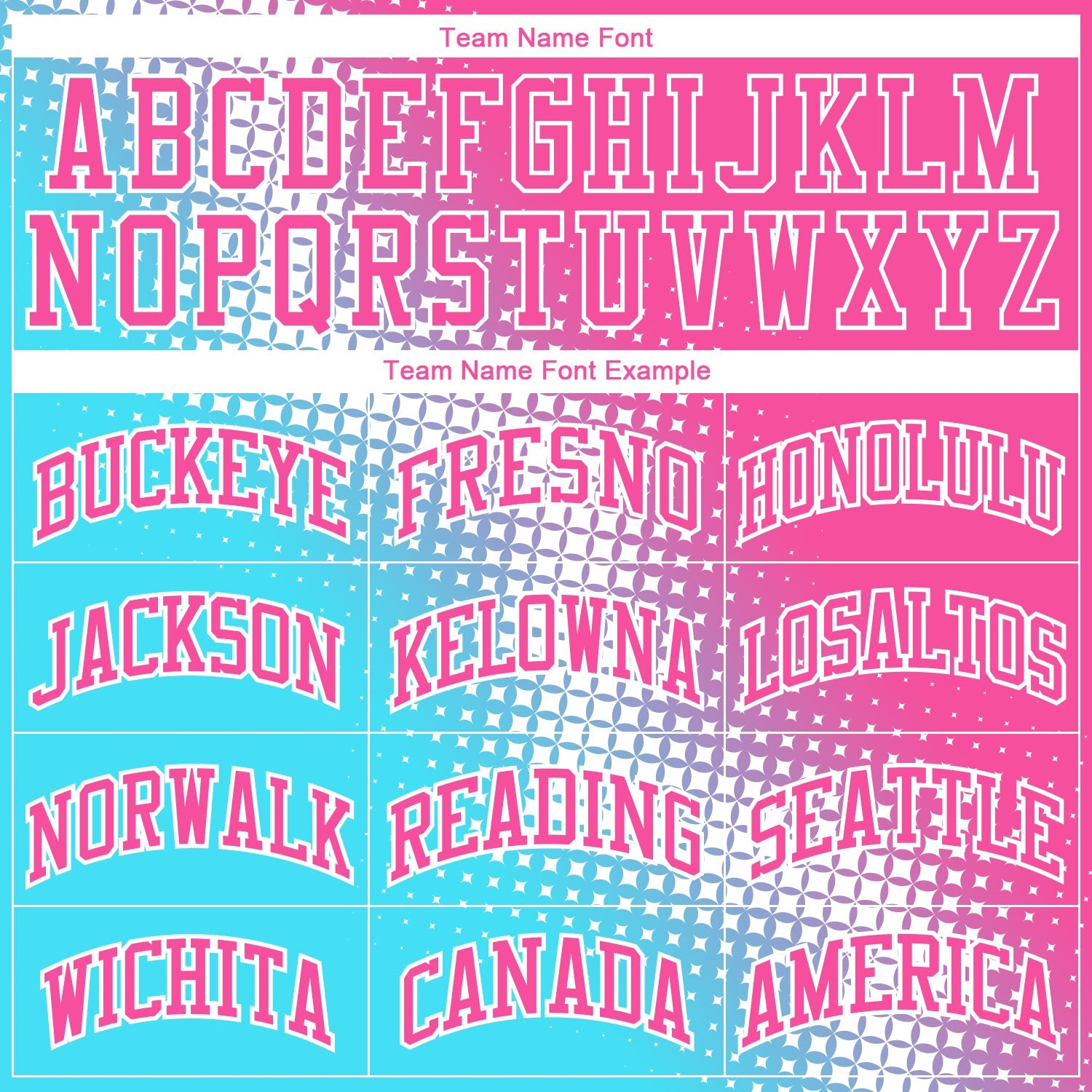 Custom Sky Blue Pink-White Gradient Two Tone Diamond Shape Round Neck Sublimation Basketball Uniform Jersey