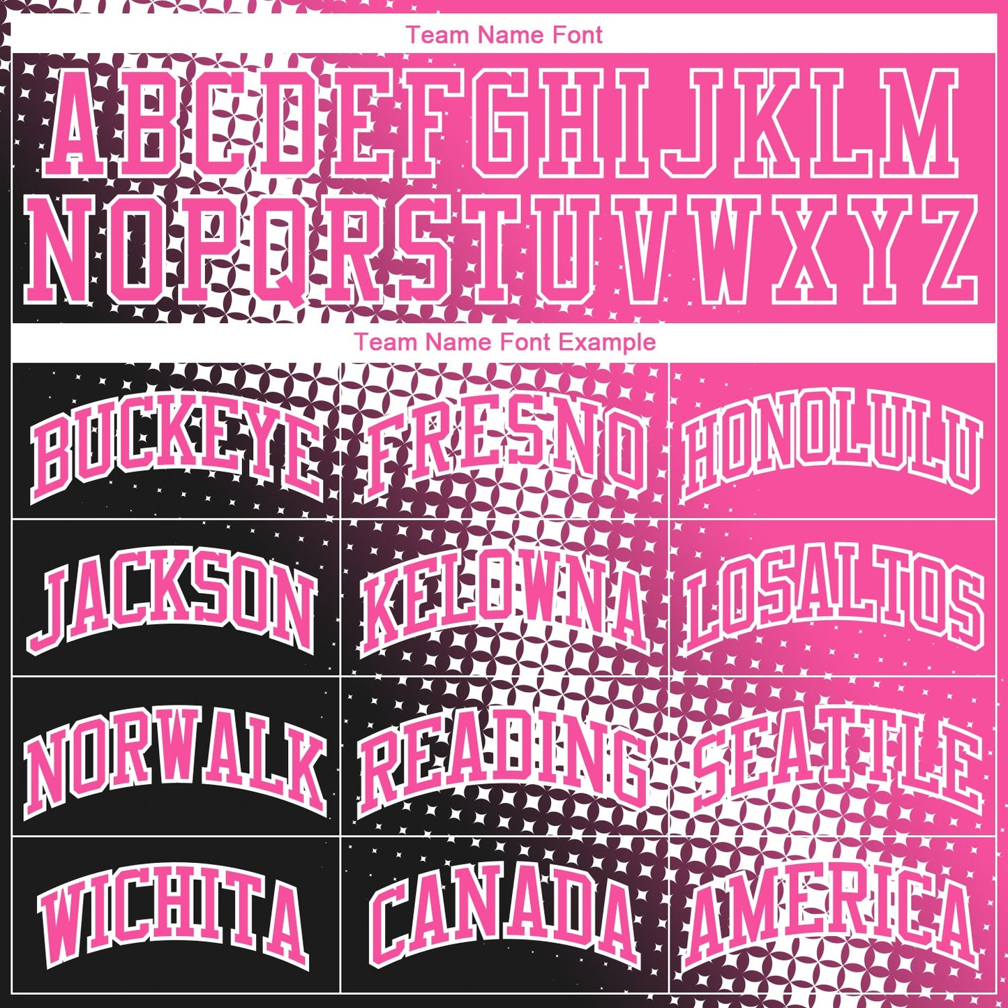 Custom Black Pink-White Gradient Two Tone Diamond Shape Round Neck Sublimation Basketball Uniform Jersey