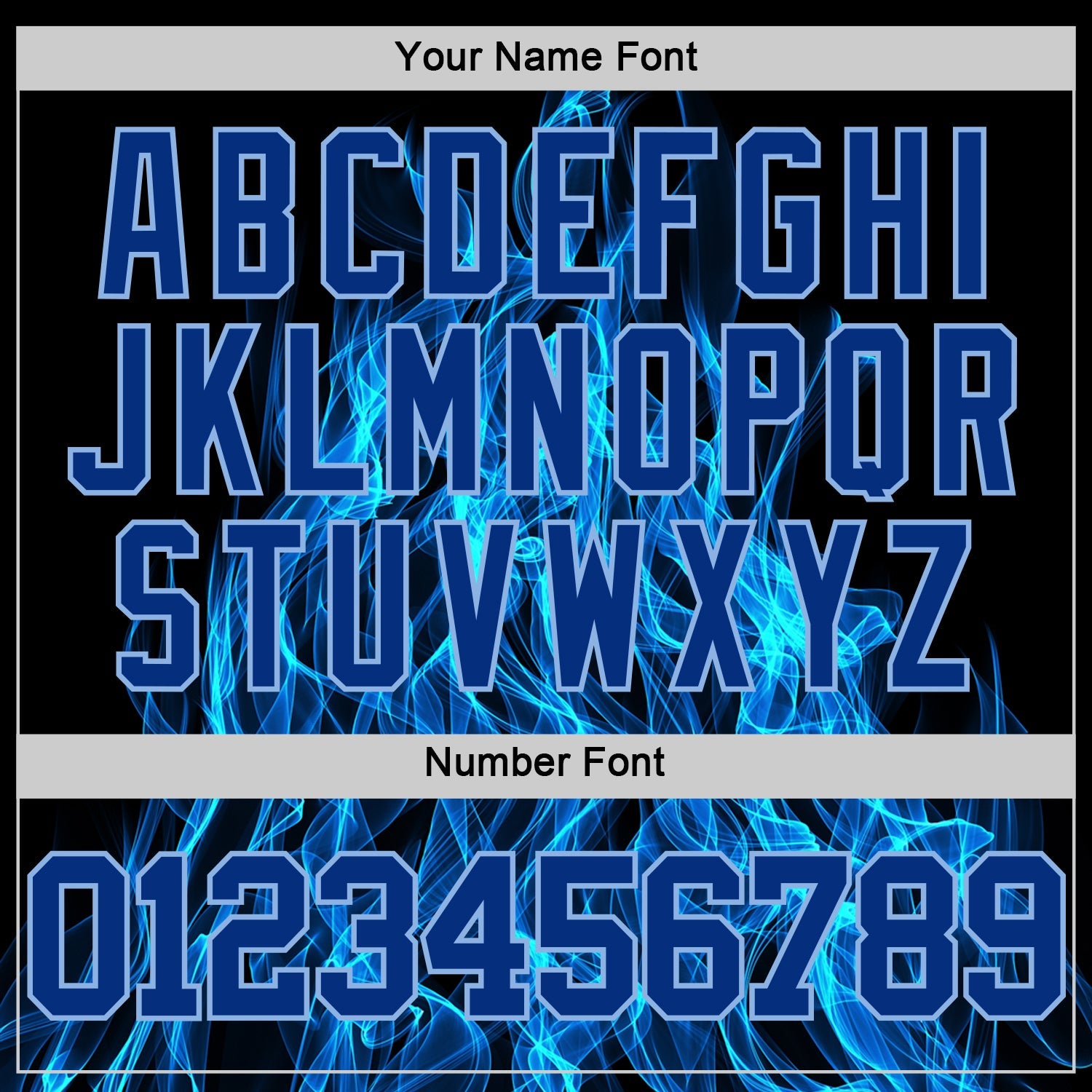 Custom Black Royal-Light Blue Flame Round Neck Sublimation Basketball Set Jersey