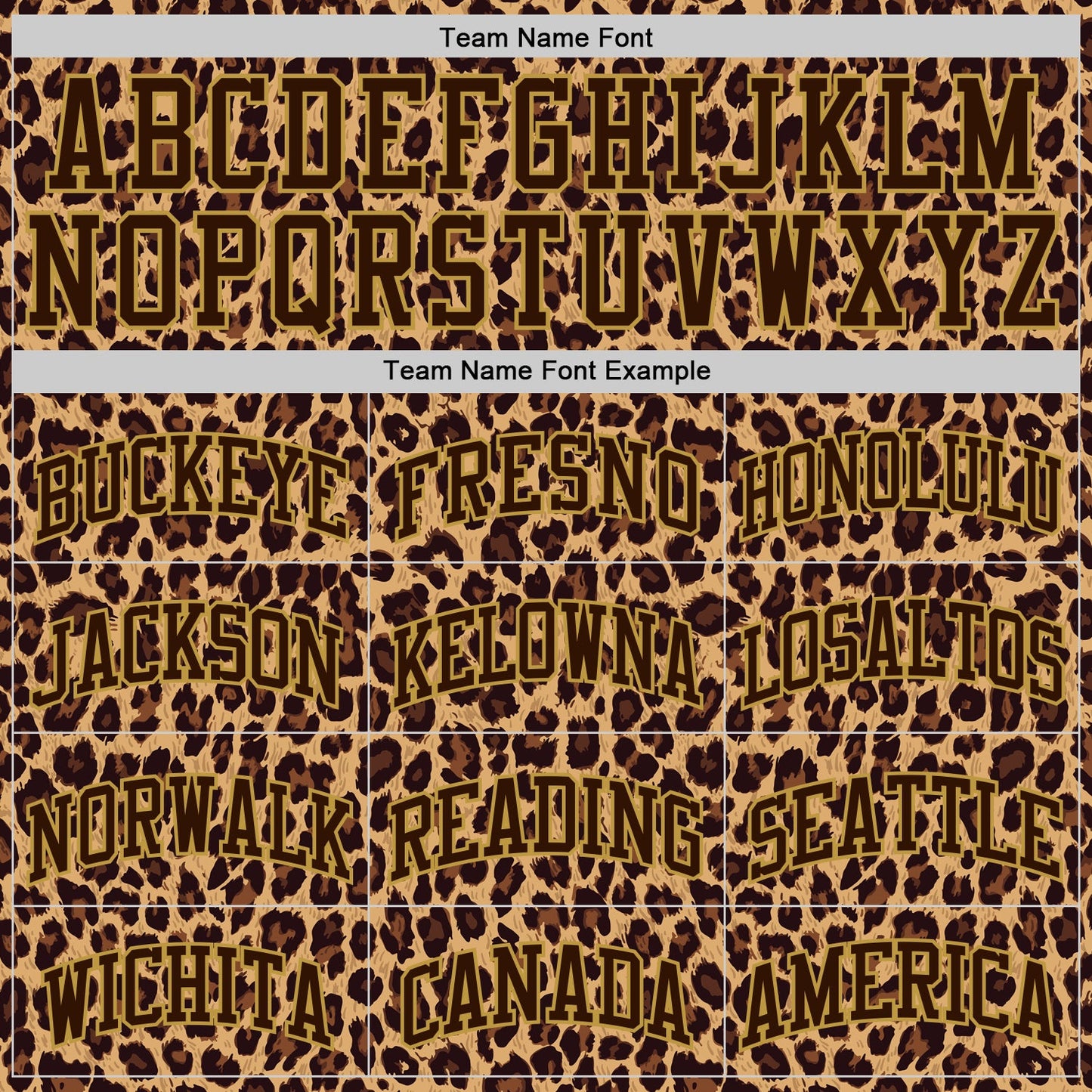 Custom Brown Old Gold Leopard Print Round Neck Sublimation Basketball Set Jersey