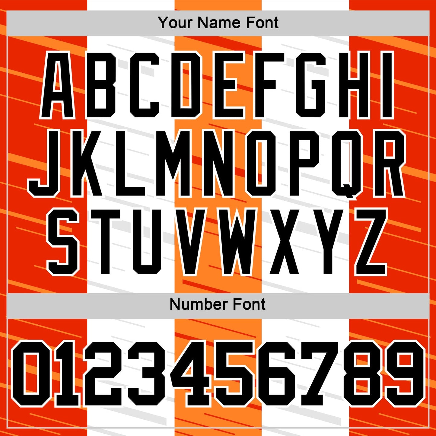 Custom White Black-Orange Line Round Neck Sublimation Basketball Set Jersey