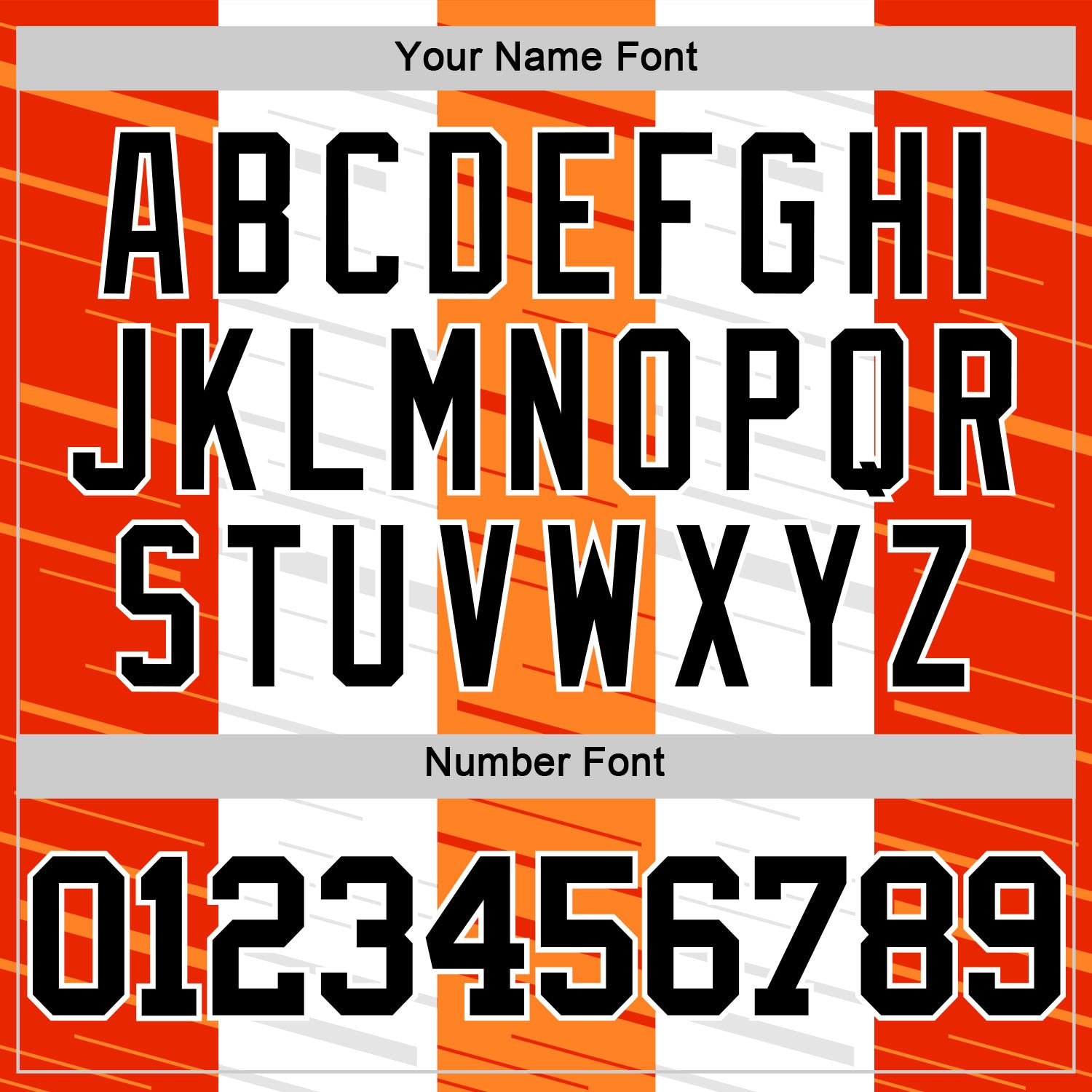 Custom White Black-Orange Line Round Neck Sublimation Basketball Set Jersey