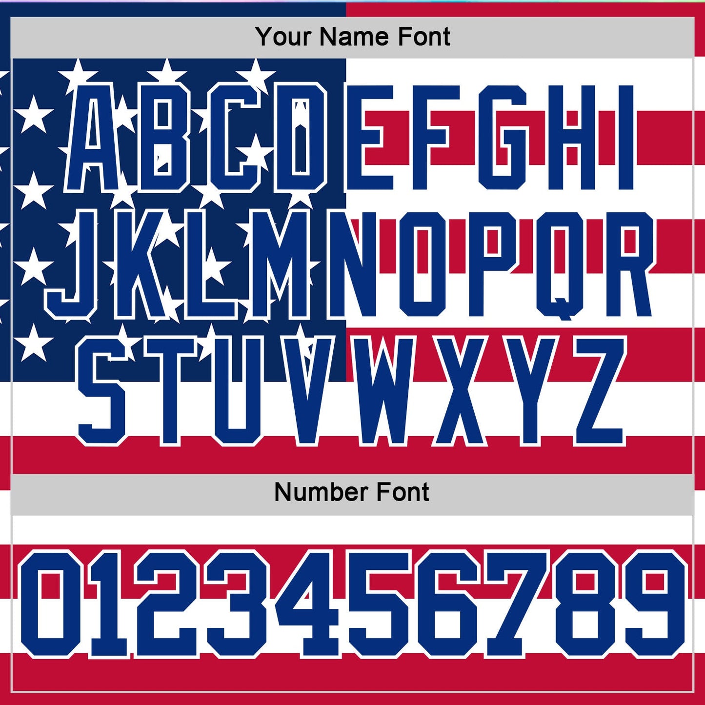 Custom Red Royal-White American Flag Round Neck Sublimation Basketball Set Jersey