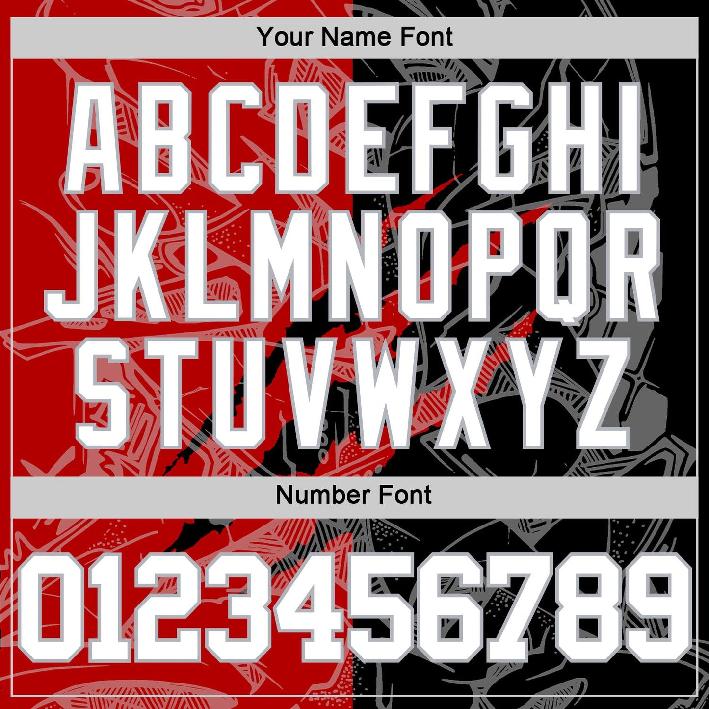 Custom Graffiti Pattern White Black Red-Gray Scratch Round Neck Sublimation Basketball Set Jersey