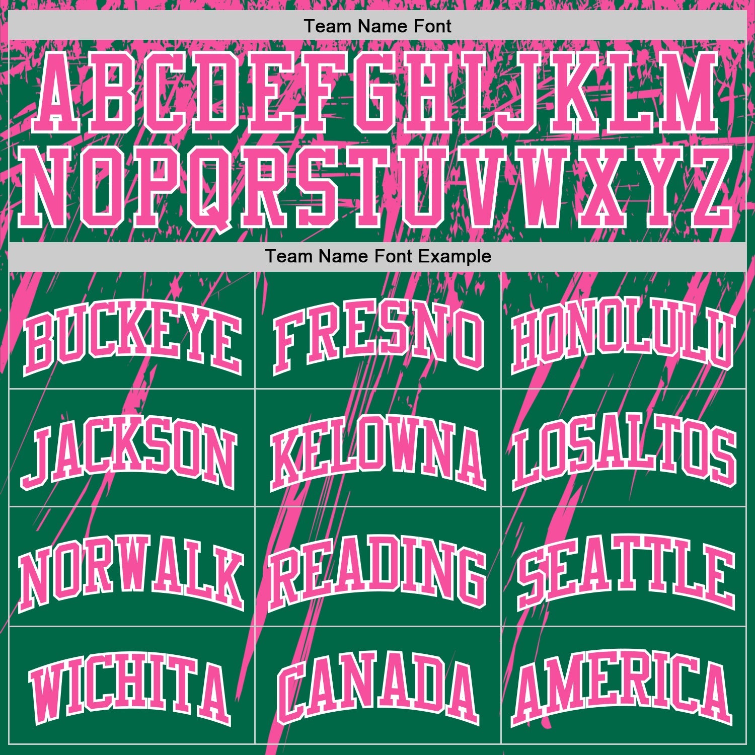 Custom Kelly Green Pink-White Splash Round Neck Sublimation Basketball Set Jersey