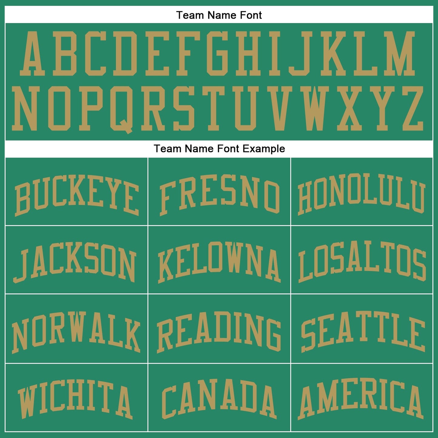 Custom Kelly Green Old Gold Round Neck Basketball Uniform Jersey