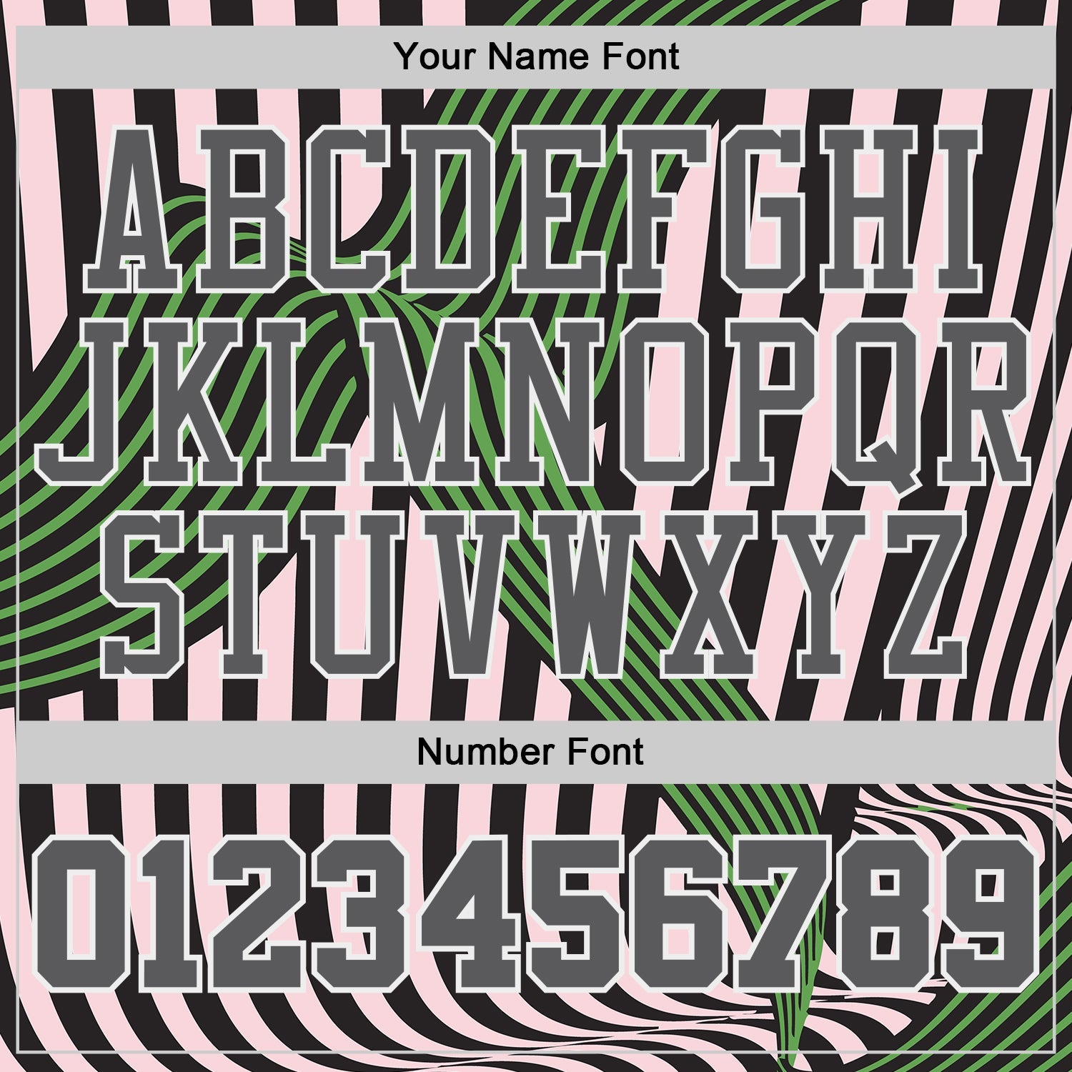 Custom Black Steel Gray Light Pink Green-White Wave Stripe Round Neck Sublimation Basketball Uniform Jersey