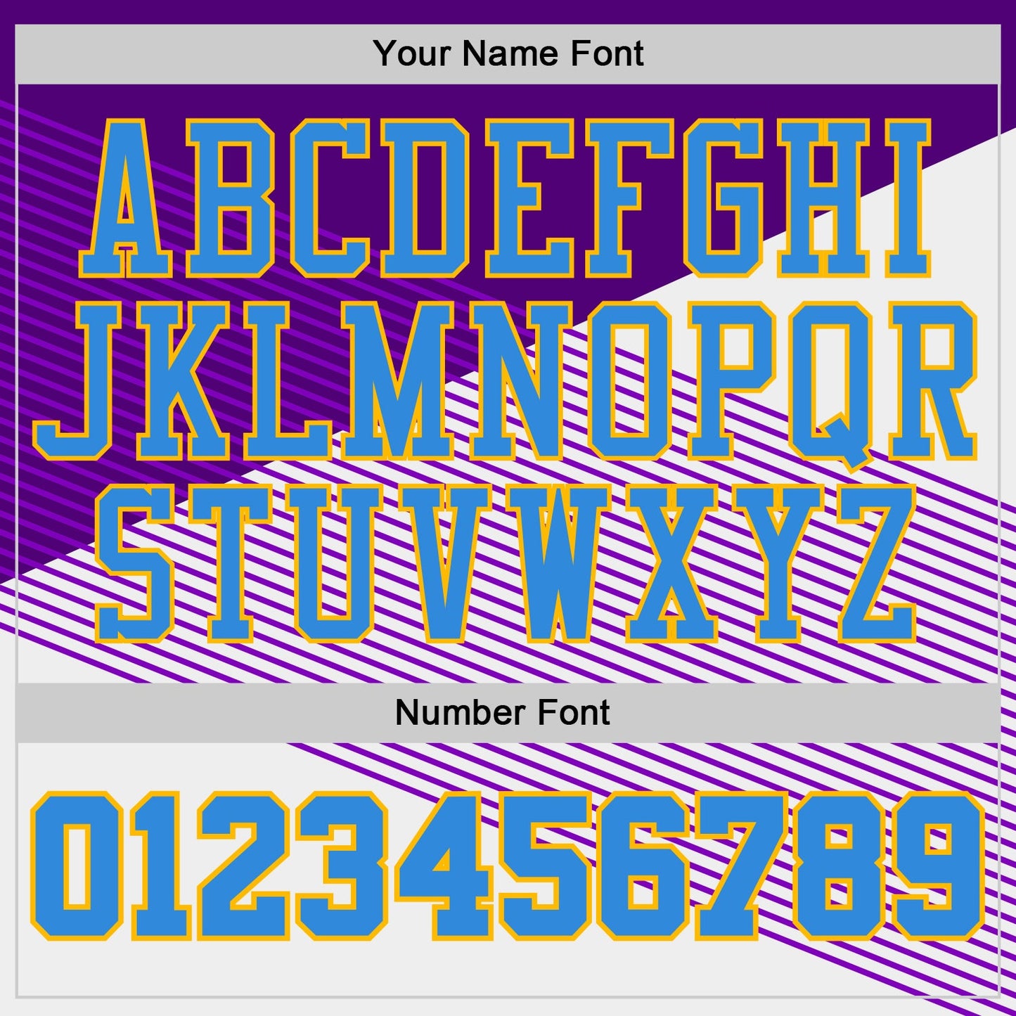 Custom White Powder Blue Purple-Gold Diagonal Stripe Round Neck Sublimation Basketball Uniform Jersey