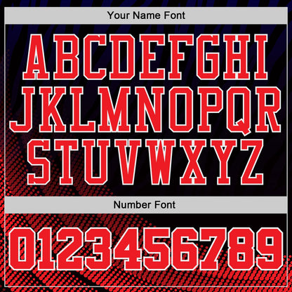 Custom Black Red Yellow Blue-White Wing Gradient Boho Style Round Neck Sublimation Basketball Uniform Jersey