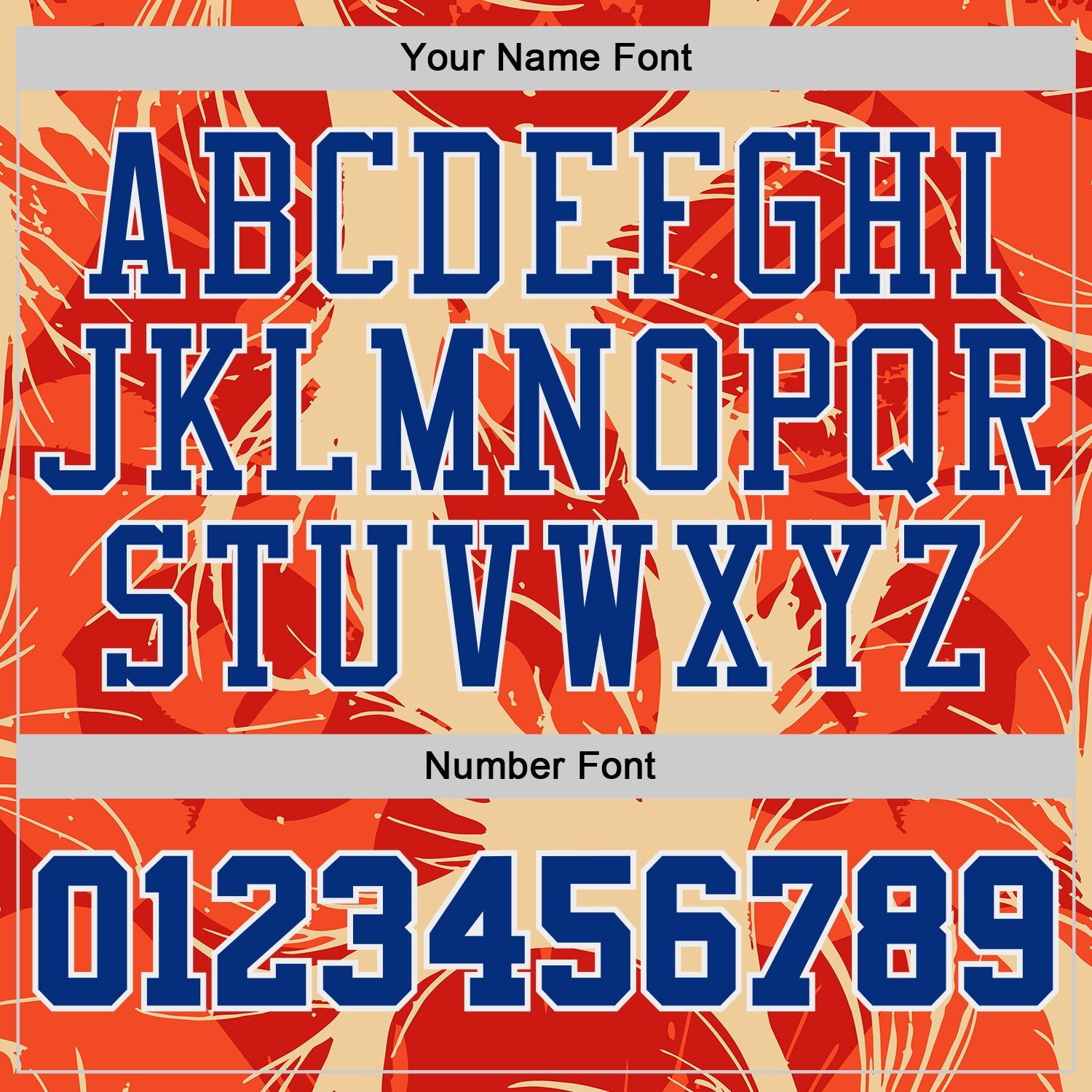 Custom Cream Royal Orange White-Yellow Feather Boho Style Round Neck Sublimation Basketball Uniform Jersey