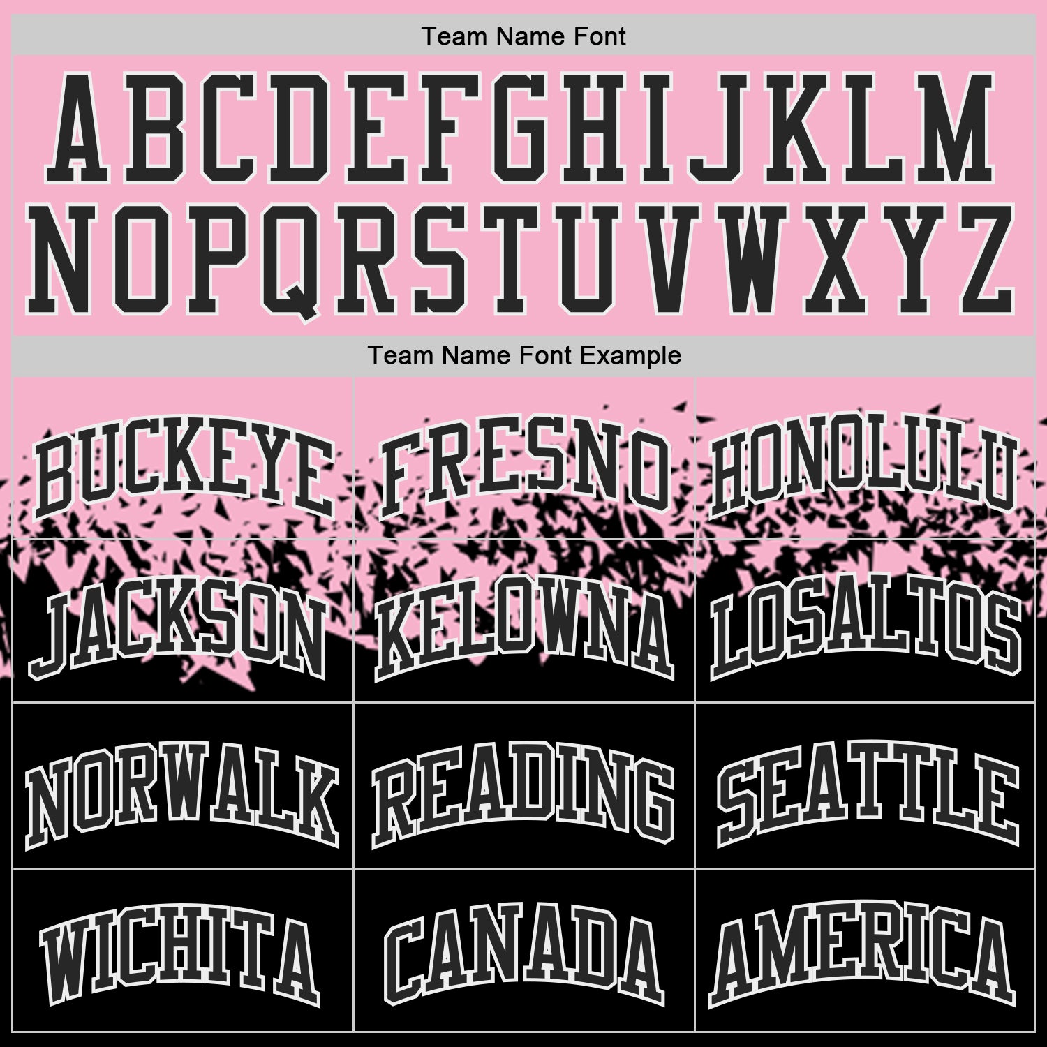 Custom Light Pink Black-White Shattered Geometric Side Panel Stripe Round Neck Sublimation Basketball Set Jersey