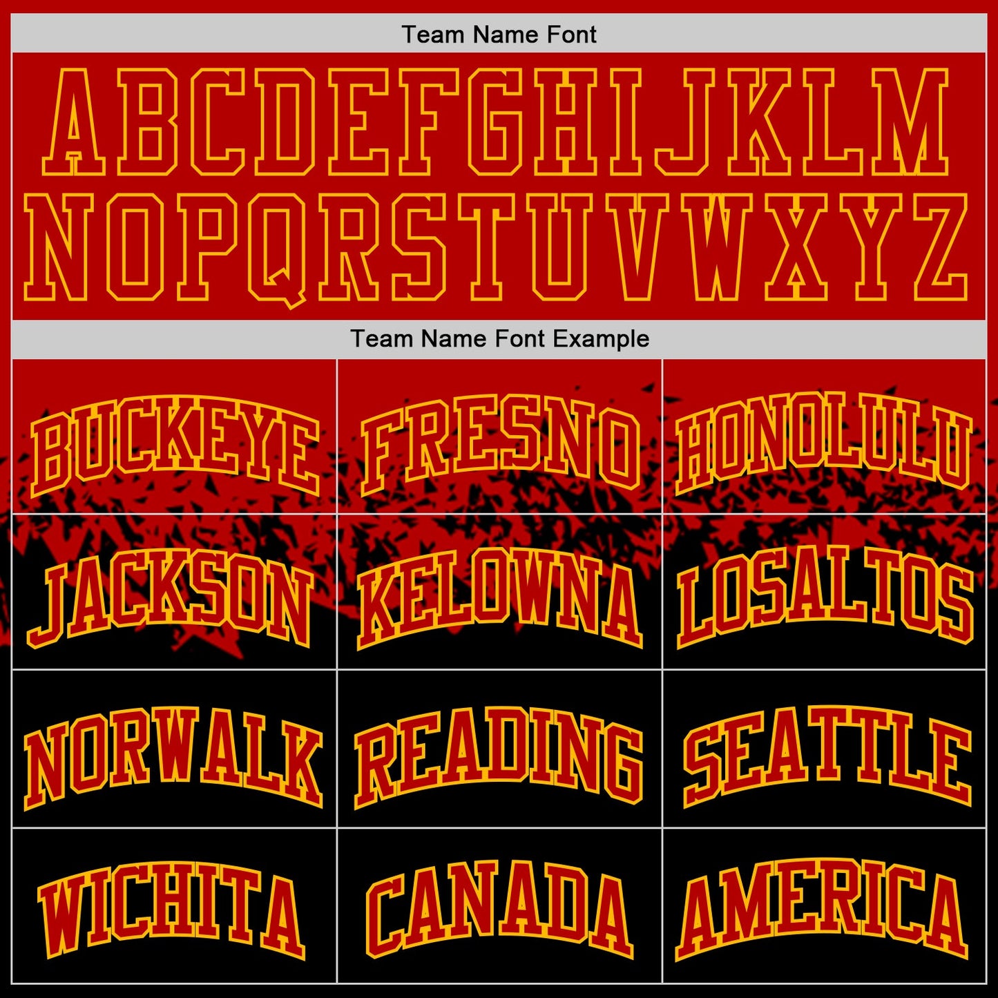 Custom Red Black-Gold Shattered Geometric Side Panel Stripe Round Neck Sublimation Basketball Set Jersey