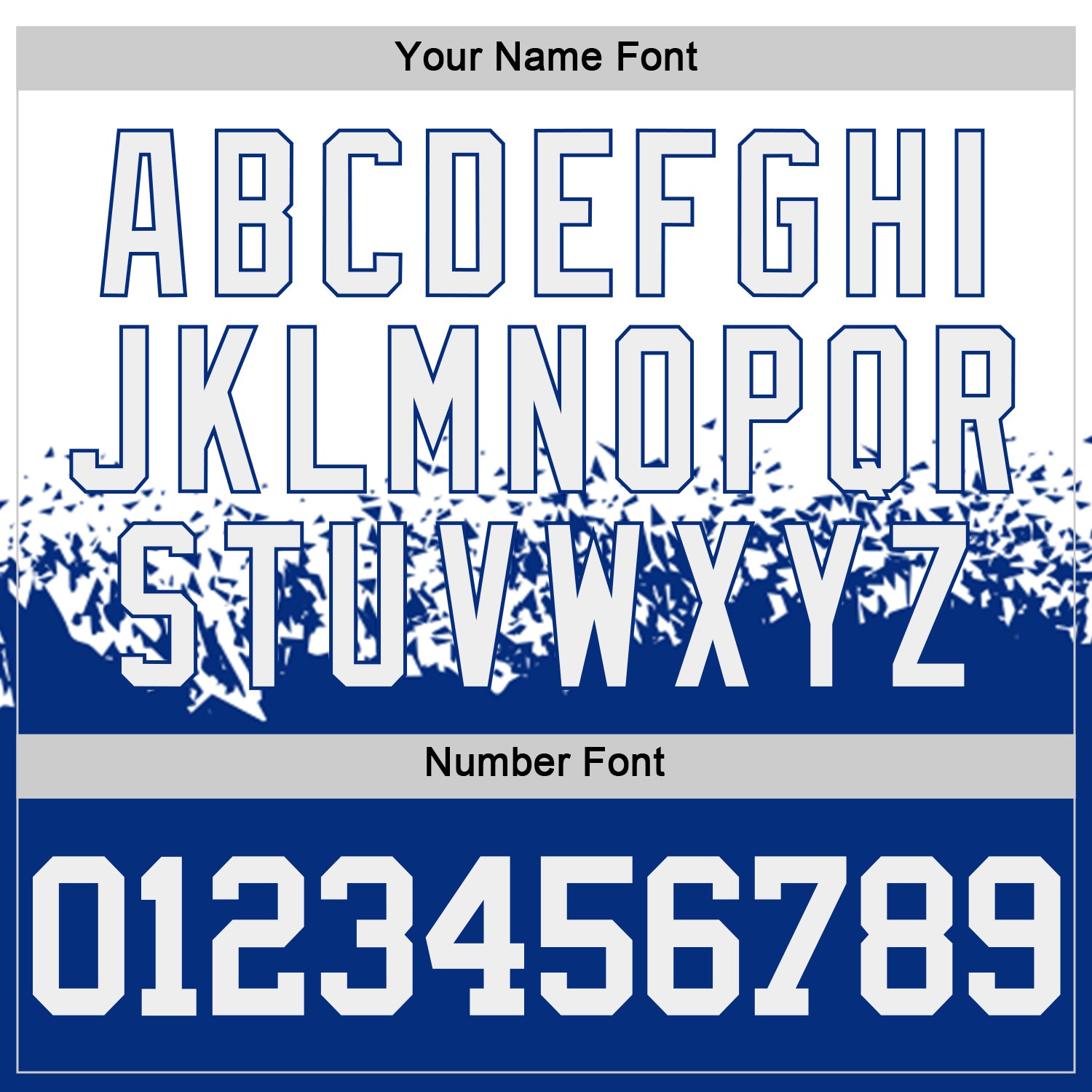Custom White-Royal Shattered Geometric Side Panel Stripe Round Neck Sublimation Basketball Set Jersey