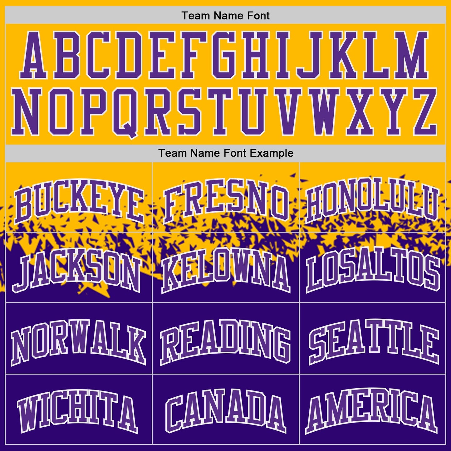 Custom Gold Purple-White Shattered Geometric Side Panel Stripe Round Neck Sublimation Basketball Set Jersey