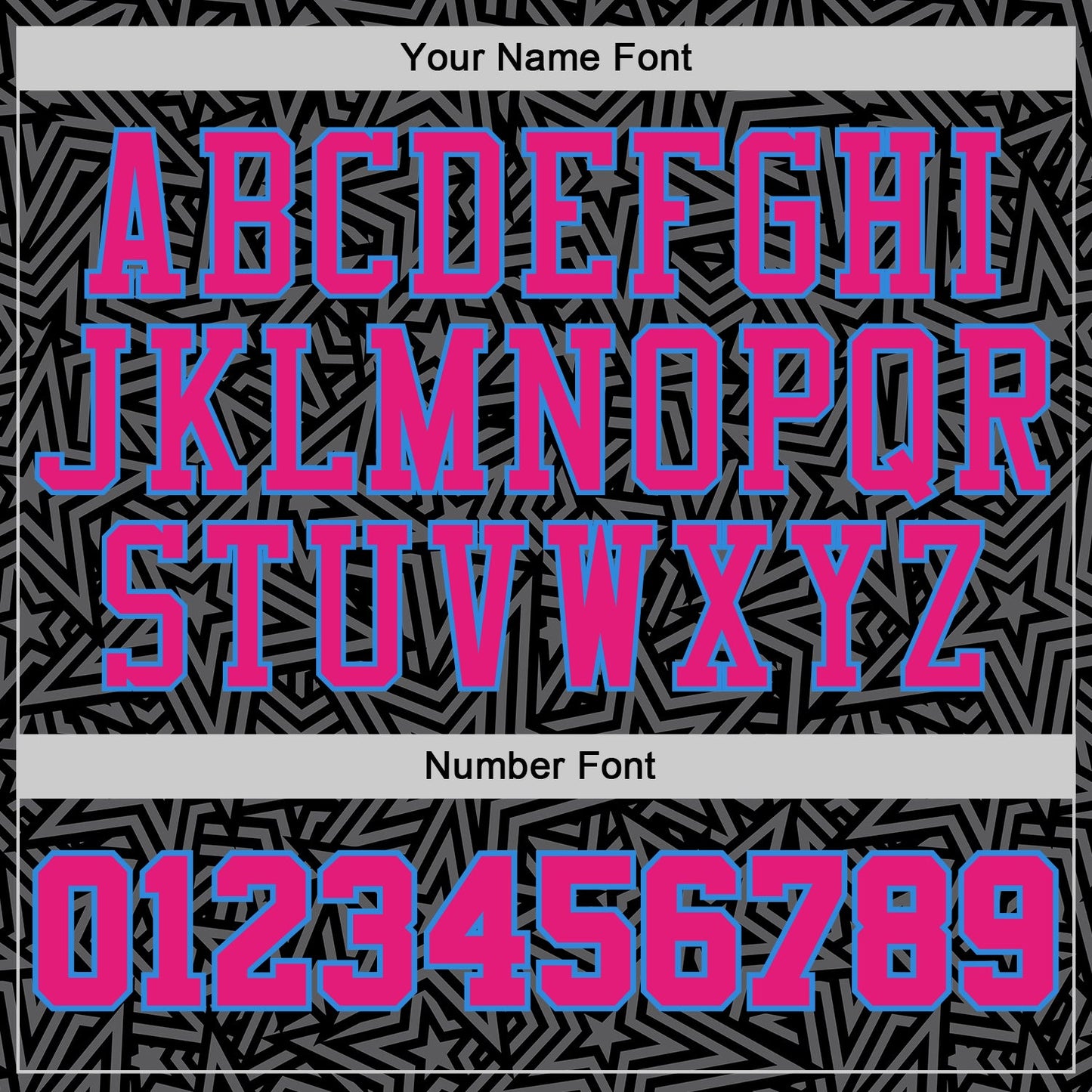 Custom Black Hot Pink-Powder Blue Geometric Starburst Color Block Round Neck Sublimation Basketball Uniform Jersey