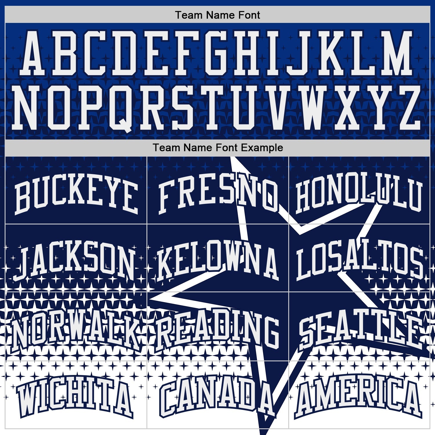 Custom Navy-White Star Dot Gradient Round Neck Sublimation Basketball Uniform Jersey