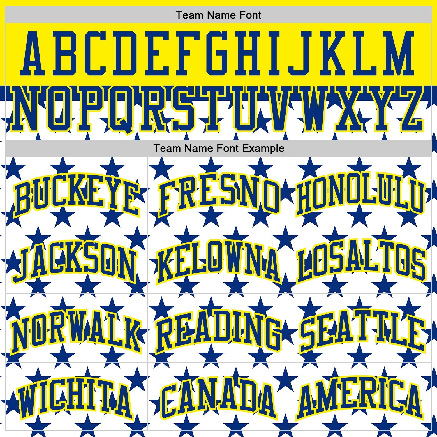 Custom White Royal Yellow-Light Yellow Geometric Star Texture Round Neck Sublimation Basketball Uniform Jersey