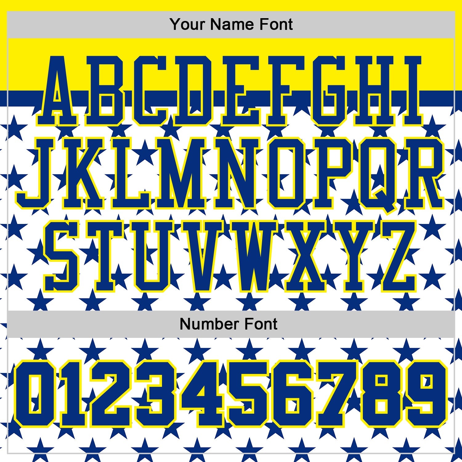 Custom White Royal Yellow-Light Yellow Geometric Star Texture Round Neck Sublimation Basketball Uniform Jersey