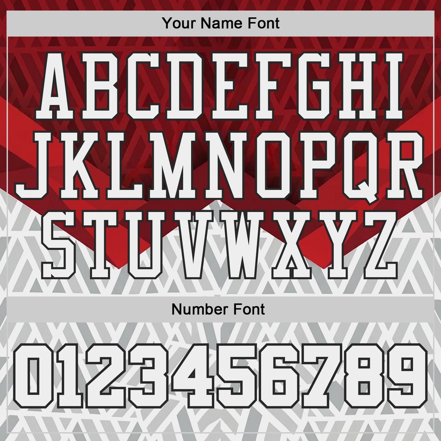 Custom Red White-Black Geometric Triangle Gradient Round Neck Sublimation Basketball Uniform Jersey