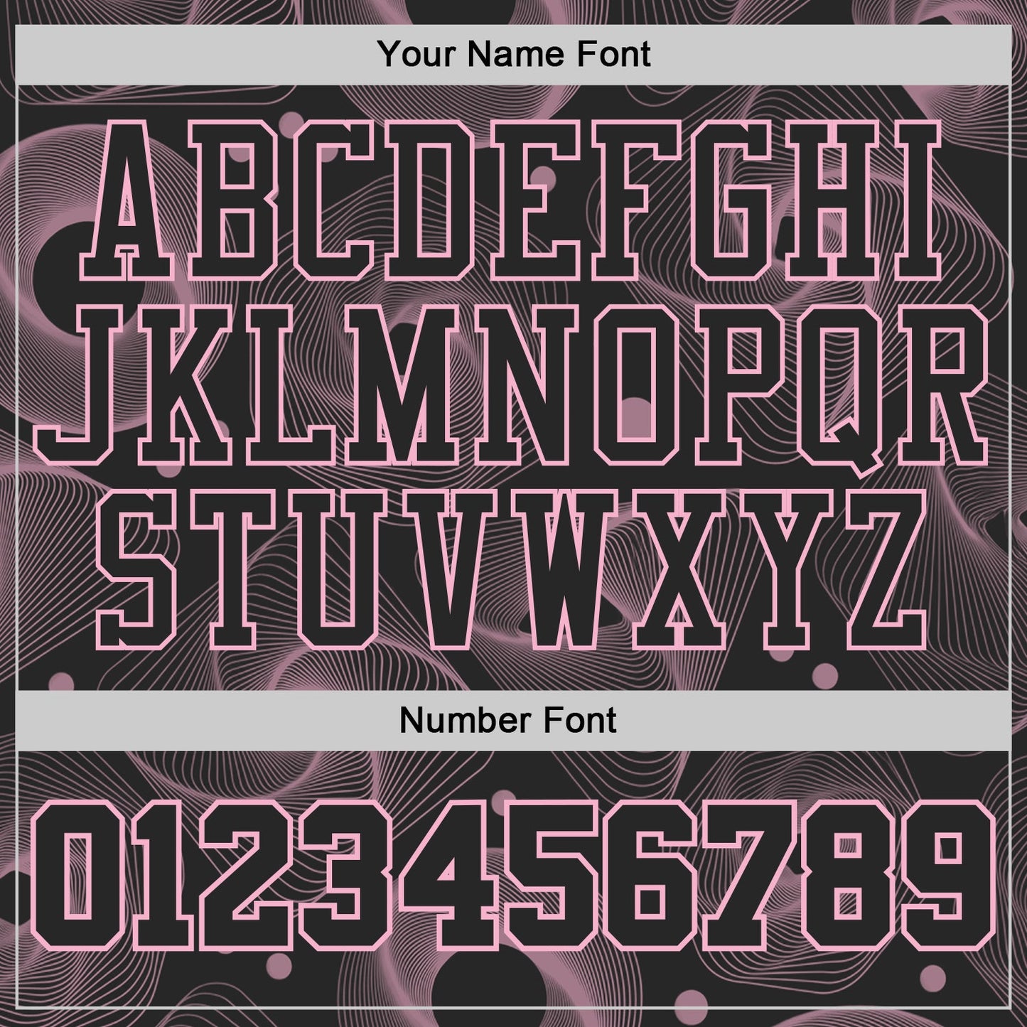 Custom Black-Light Pink Geometric Swirl Wave Lines Round Neck Sublimation Basketball Uniform Jersey