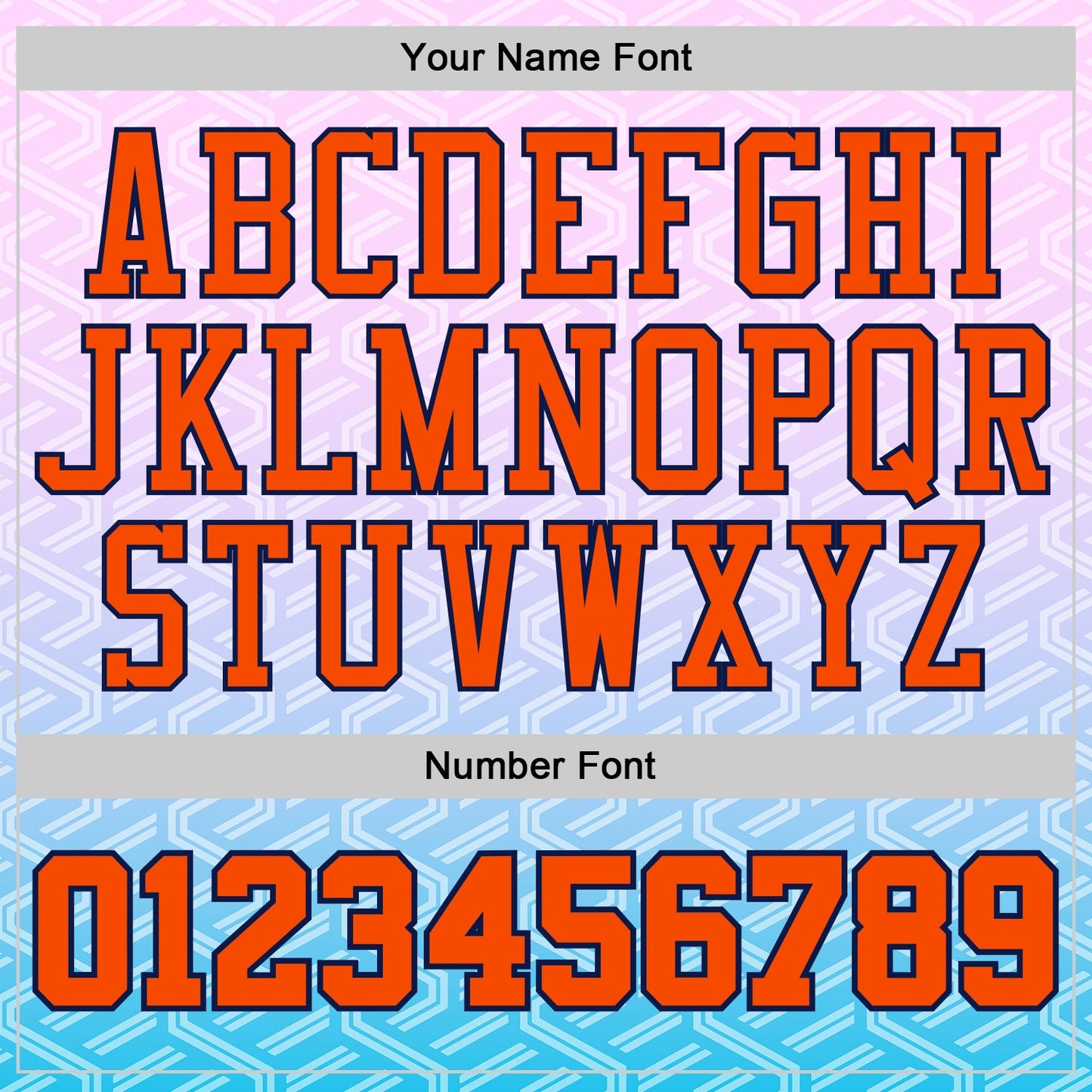 Custom Pink Orange Blue-Navy Geometric Maze Gradient Round Neck Sublimation Basketball Uniform Jersey