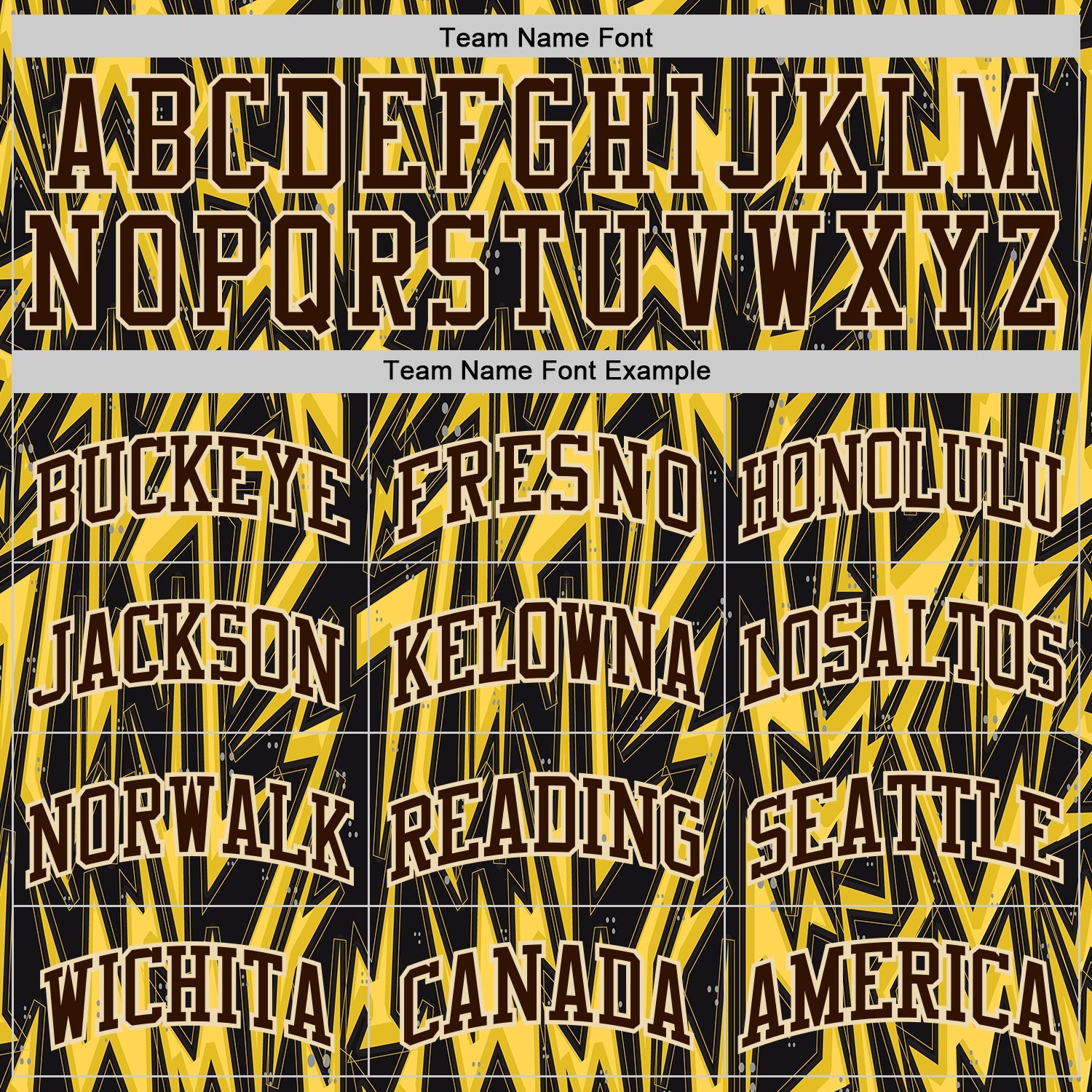 Custom Black Brown Yellow-Cream Edgy Lightning Round Neck Sublimation Basketball Uniform Jersey