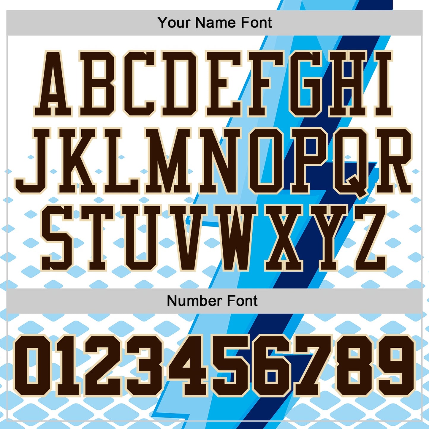 Custom White Brown Blue-Cream Vibrant Lightning Stripe Round Neck Sublimation Basketball Uniform Jersey