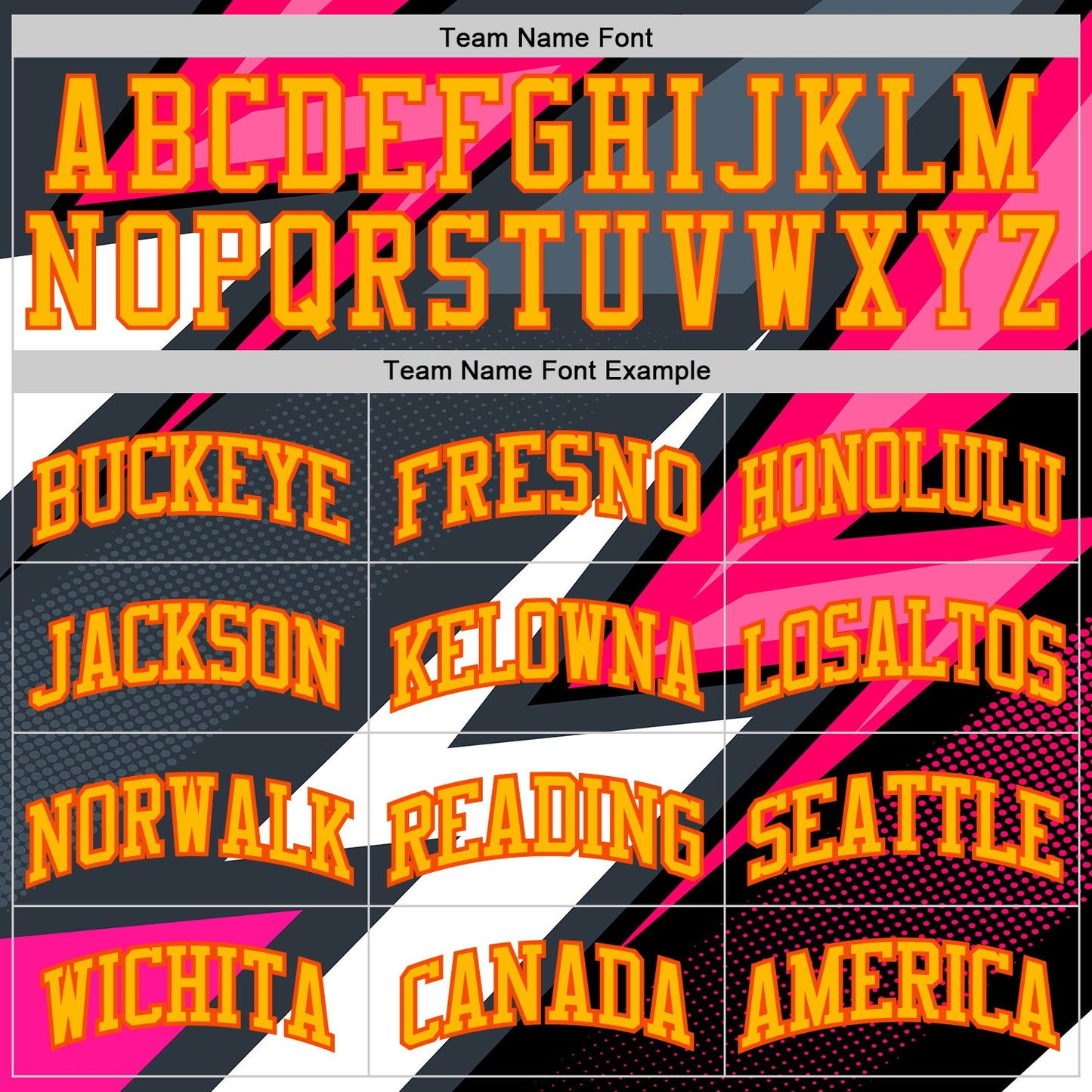 Custom Black Gold Pink-Orange Vibrant Lightning Stripe Round Neck Sublimation Basketball Uniform Jersey