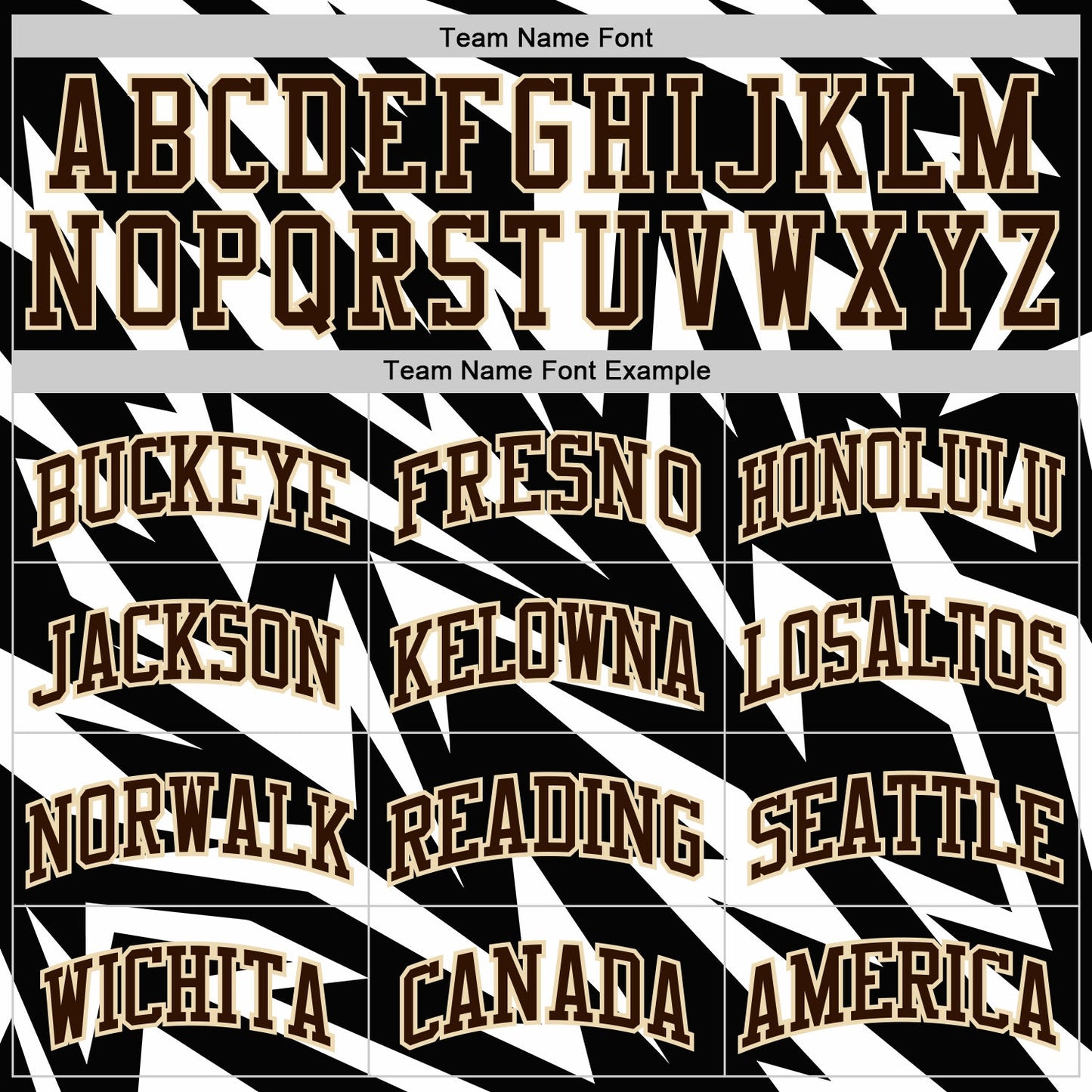 Custom White Brown Black-Cream Vibrant Lightning Stripe Round Neck Sublimation Basketball Uniform Jersey