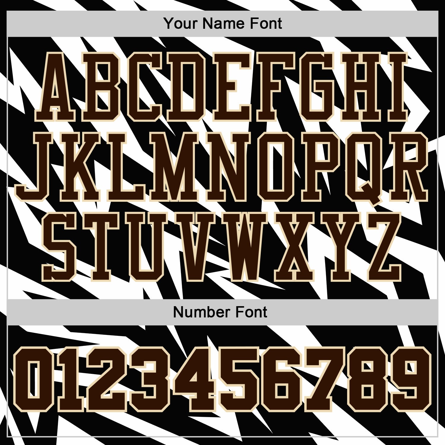 Custom White Brown Black-Cream Vibrant Lightning Stripe Round Neck Sublimation Basketball Uniform Jersey