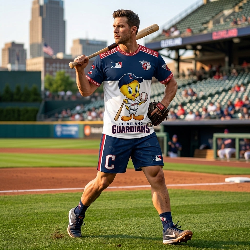 All 30 Teams Available-COMBO GIFTS FOR BASEBALL FAN | Sport Fan Set — T-Shirt + Shorts