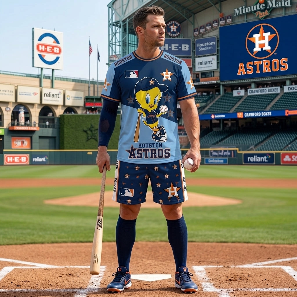 All 30 Teams Available-COMBO GIFTS FOR BASEBALL FAN | Sport Fan Set — T-Shirt + Shorts