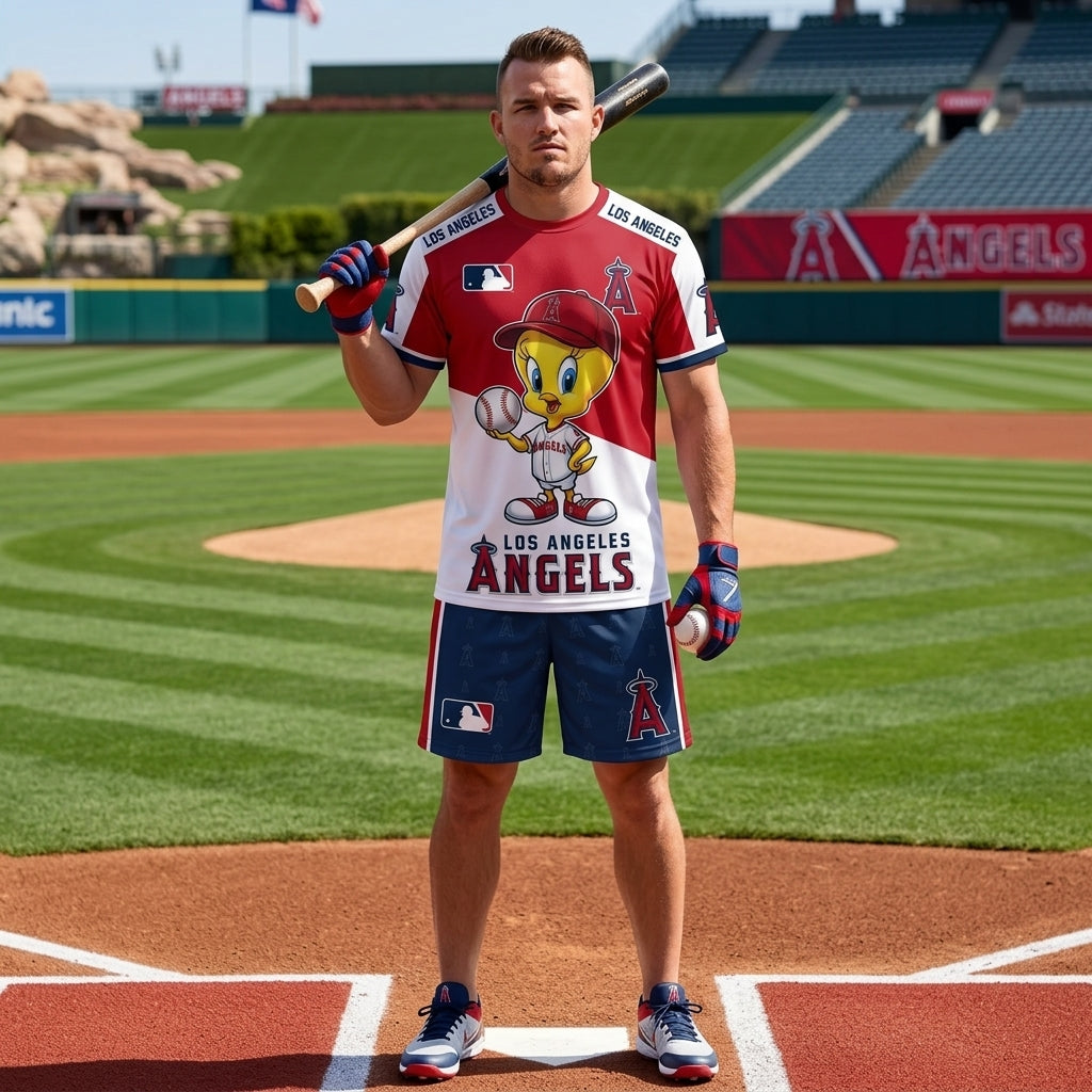 All 30 Teams Available-COMBO GIFTS FOR BASEBALL FAN | Sport Fan Set — T-Shirt + Shorts