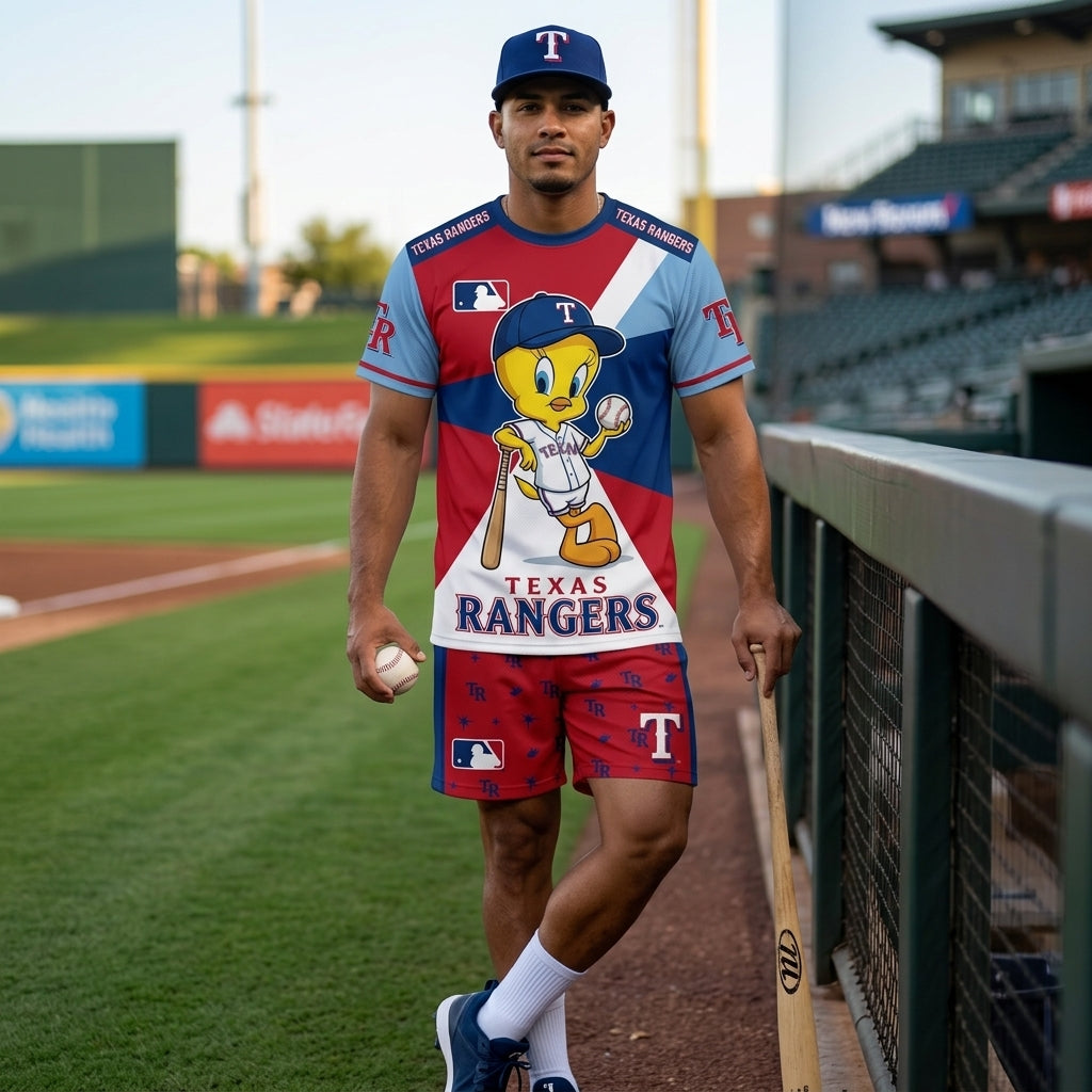 All 30 Teams Available-COMBO GIFTS FOR BASEBALL FAN | Sport Fan Set — T-Shirt + Shorts
