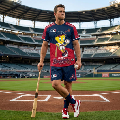 All 30 Teams Available-COMBO GIFTS FOR BASEBALL FAN | Sport Fan Set — T-Shirt + Shorts