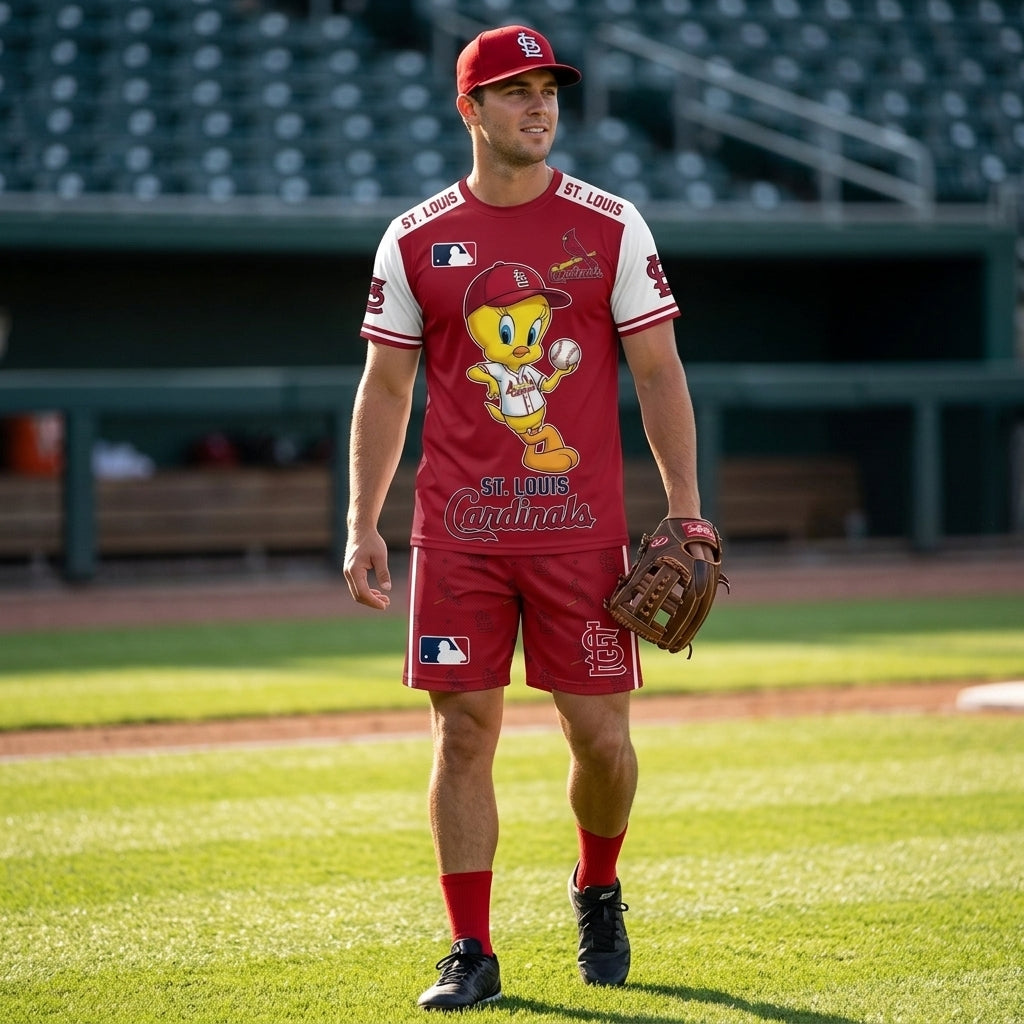 All 30 Teams Available-COMBO GIFTS FOR BASEBALL FAN | Sport Fan Set — T-Shirt + Shorts