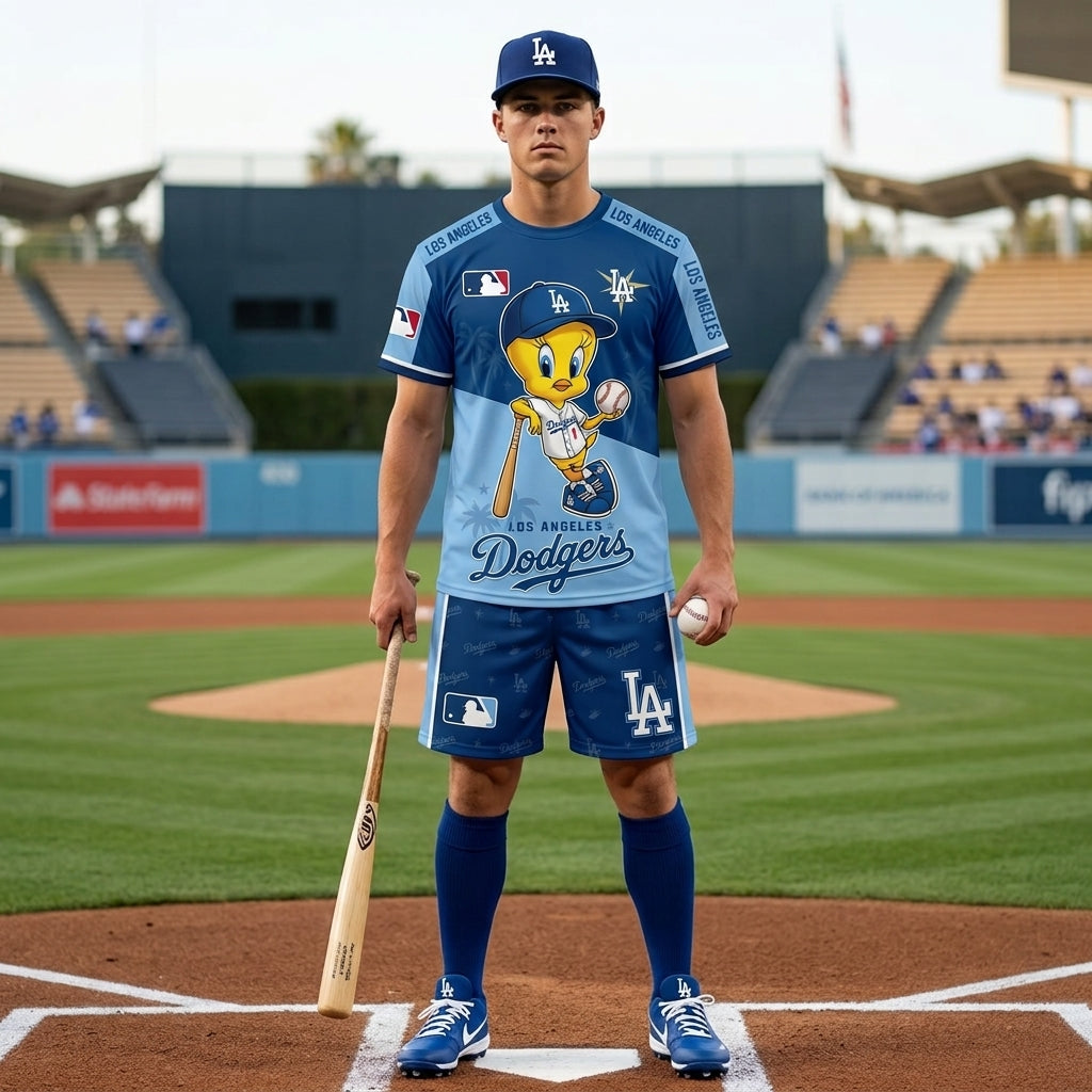 All 30 Teams Available-COMBO GIFTS FOR BASEBALL FAN | Sport Fan Set — T-Shirt + Shorts