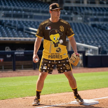 All 30 Teams Available-COMBO GIFTS FOR BASEBALL FAN | Sport Fan Set — T-Shirt + Shorts
