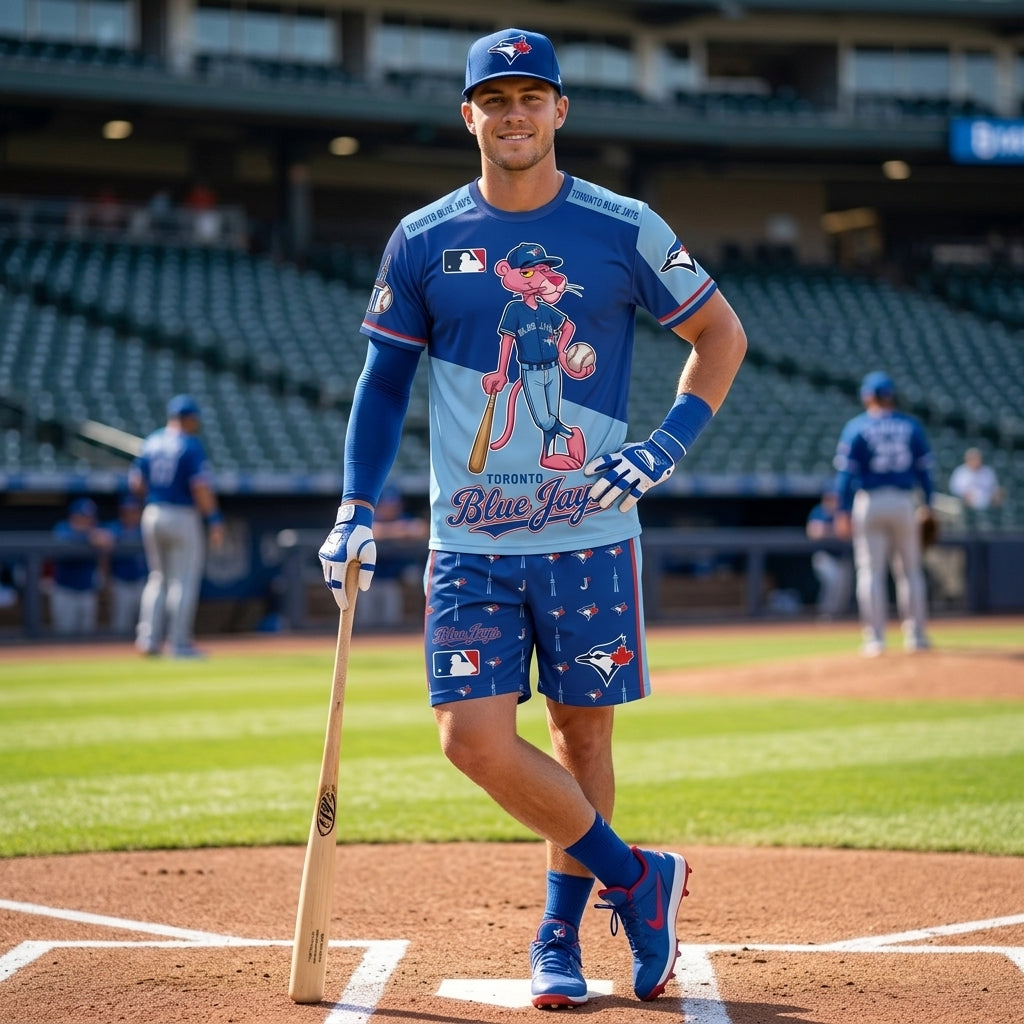 All 30 Teams Available-COMBO GIFTS FOR BASEBALL FAN | Sport Fan Set — T-Shirt + Shorts