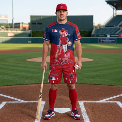 All 30 Teams Available-COMBO GIFTS FOR BASEBALL FAN | Sport Fan Set — T-Shirt + Shorts