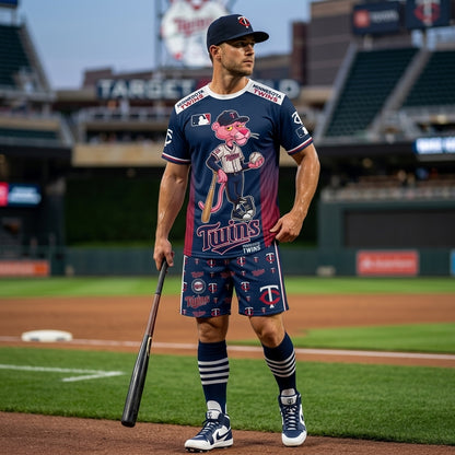 All 30 Teams Available-COMBO GIFTS FOR BASEBALL FAN | Sport Fan Set — T-Shirt + Shorts