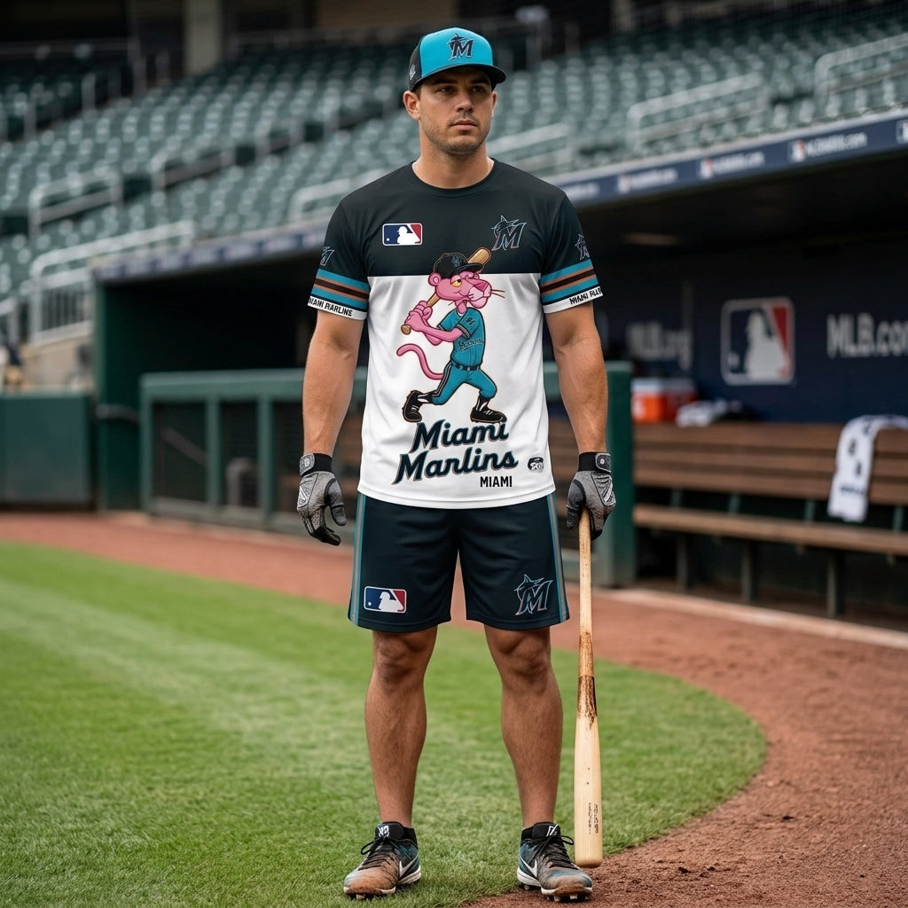 All 30 Teams Available-COMBO GIFTS FOR BASEBALL FAN | Sport Fan Set — T-Shirt + Shorts