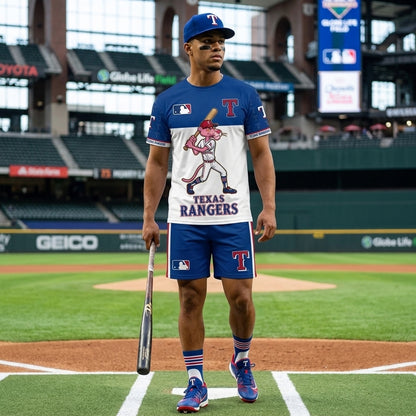 All 30 Teams Available-COMBO GIFTS FOR BASEBALL FAN | Sport Fan Set — T-Shirt + Shorts