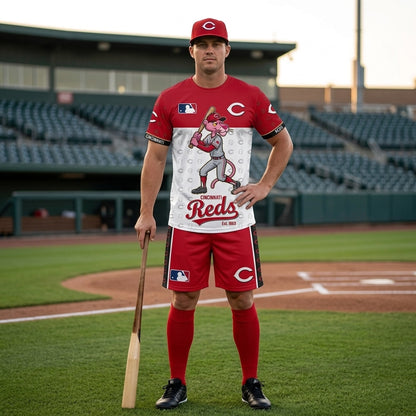 All 30 Teams Available-COMBO GIFTS FOR BASEBALL FAN | Sport Fan Set — T-Shirt + Shorts