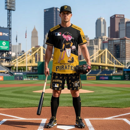 All 30 Teams Available-COMBO GIFTS FOR BASEBALL FAN | Sport Fan Set — T-Shirt + Shorts