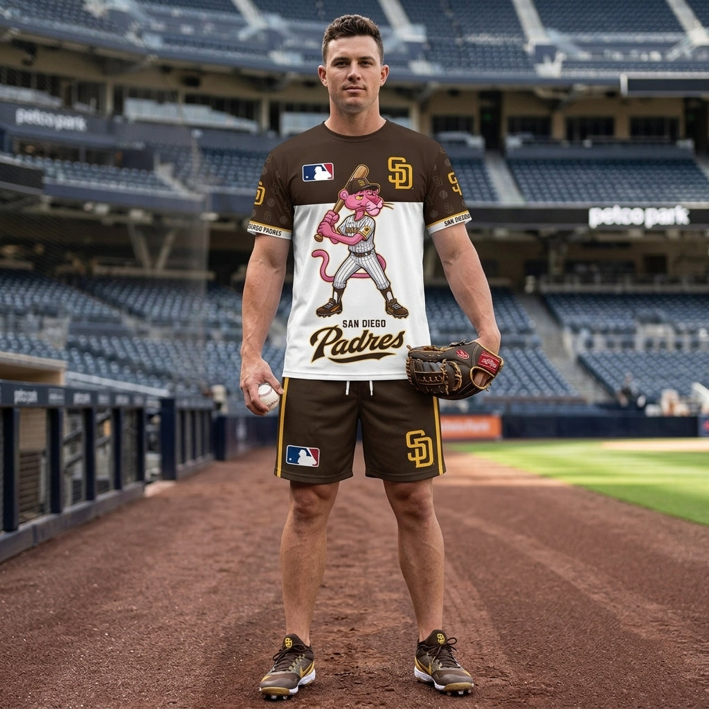 All 30 Teams Available-COMBO GIFTS FOR BASEBALL FAN | Sport Fan Set — T-Shirt + Shorts